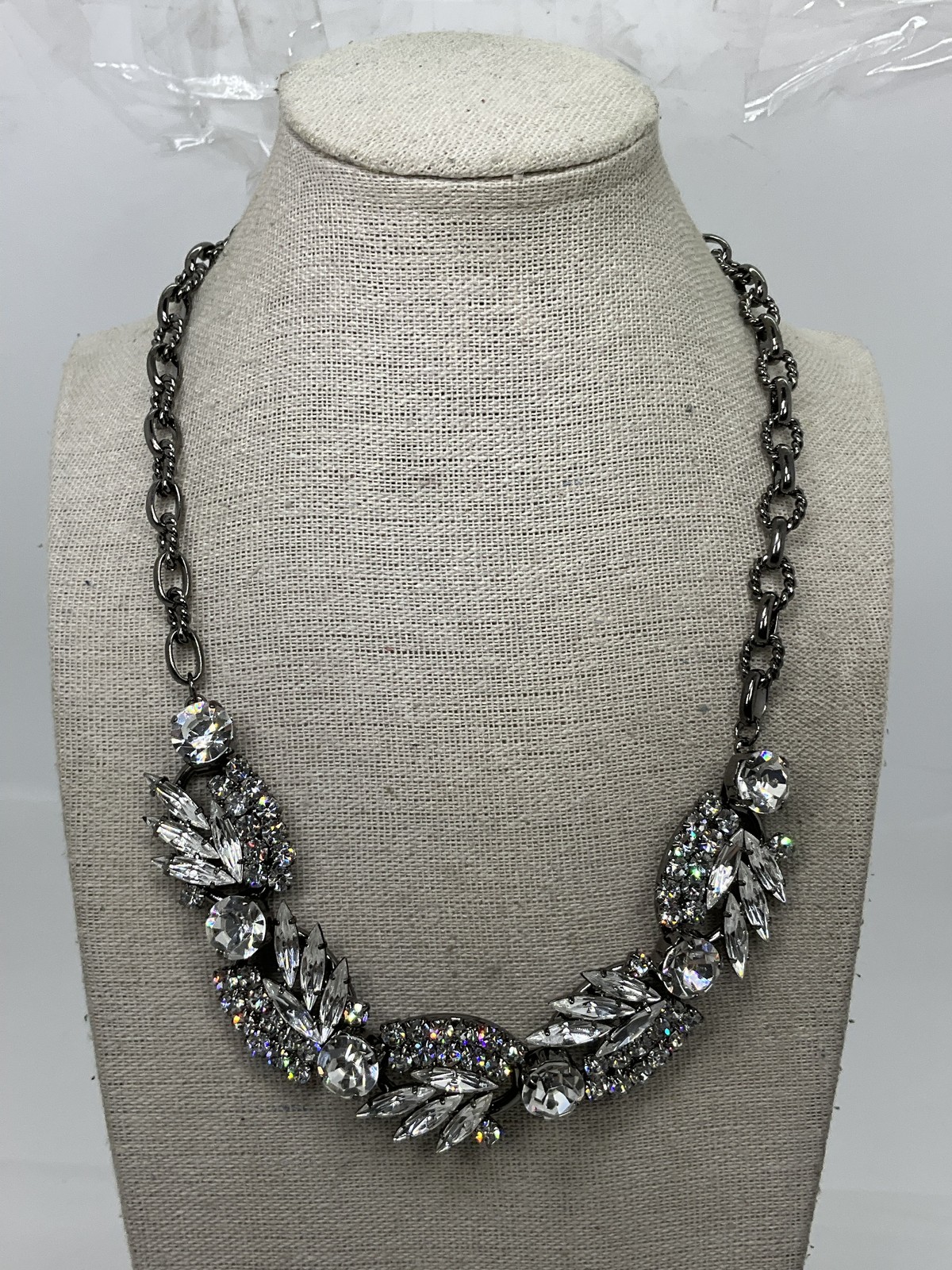 Cara N.Y. Clear Rhinestone Necklace
