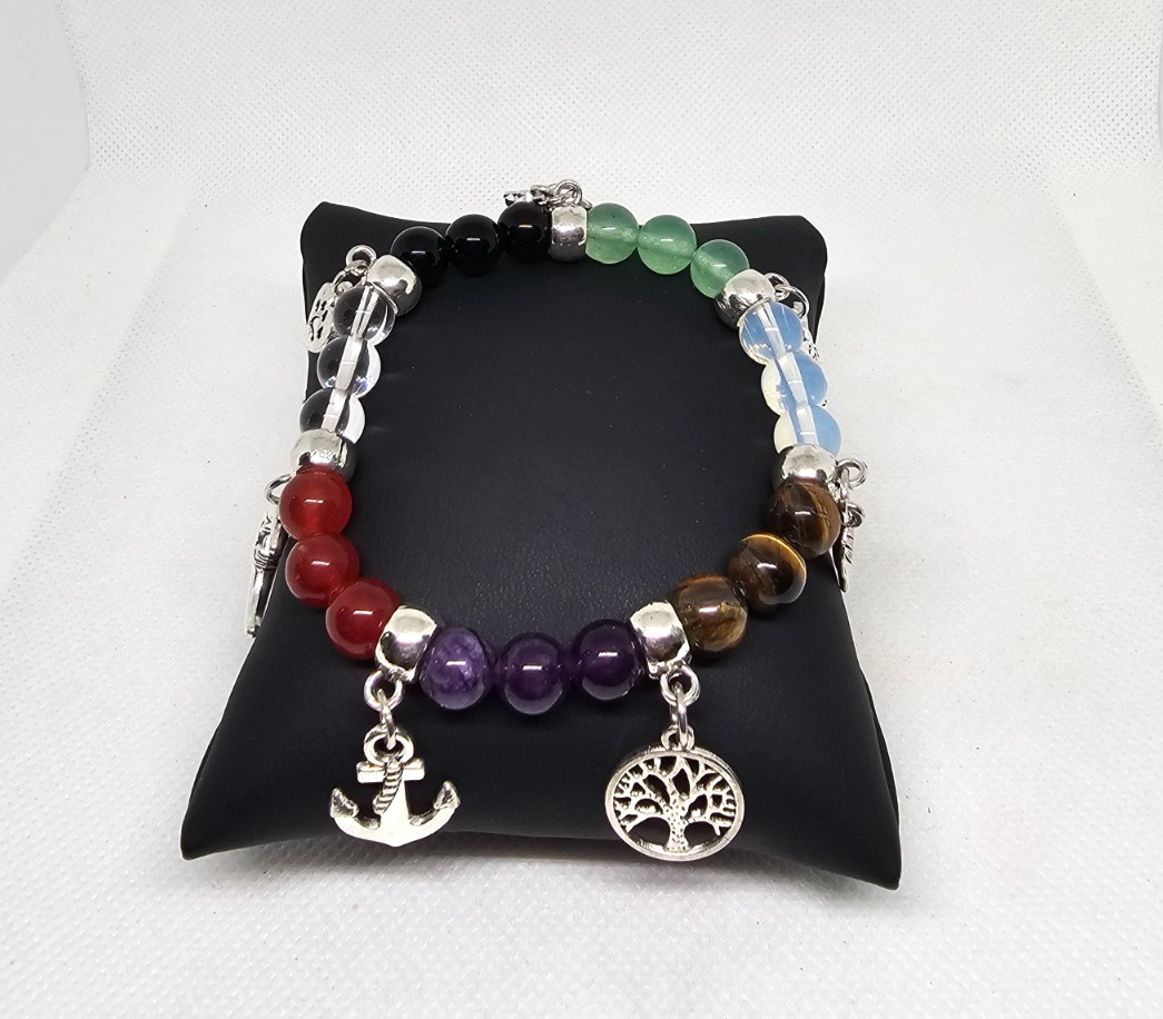 PULSERA DE CUARZO PARA PROTECCION BUENA SUERTE FORTUNA LIMPIA DINERO 1PC