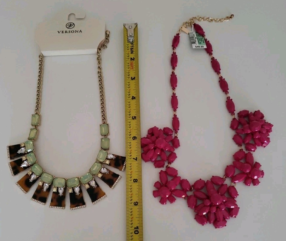 3 NWT Costume Jewelry Necklaces. Versona – Inc – Falchi