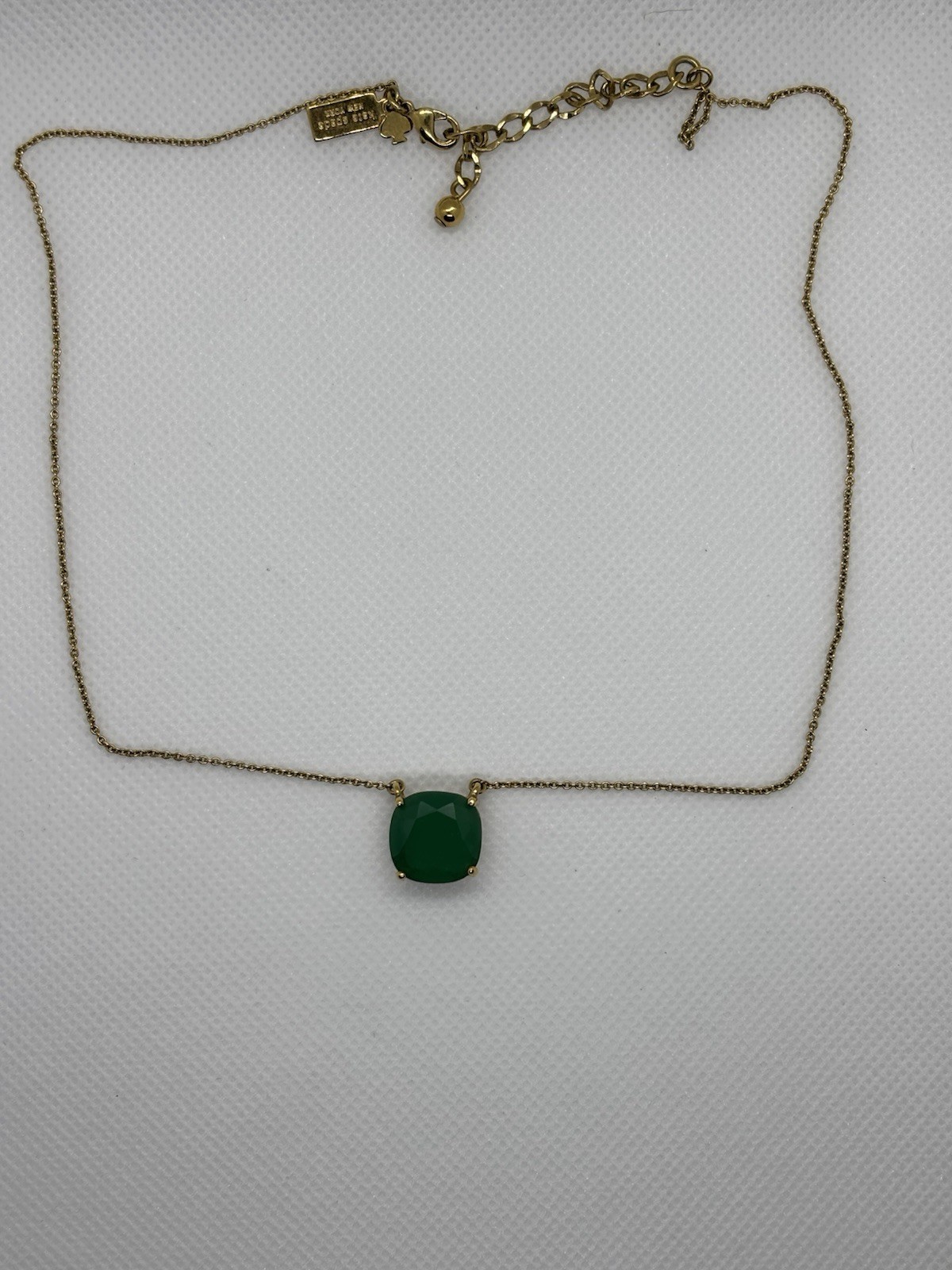 Kate Spade New York Emerald Solitaire Pendant Necklace- 18 Inches