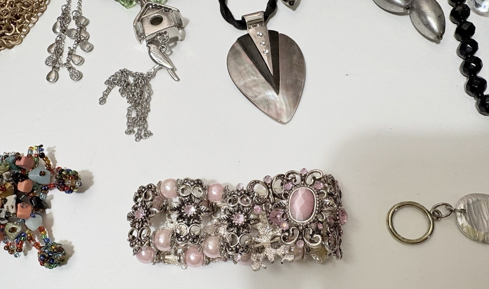 Seller’s Lot Of 4Lb Boho Statement Necklaces & Bracelets Curated & Ready To Sell