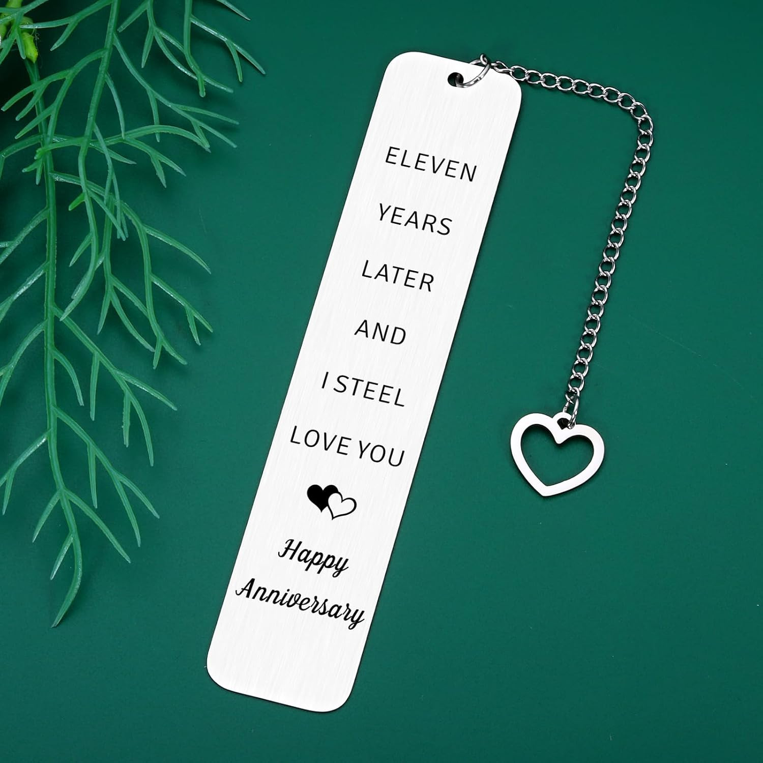 11 Year Anniversary Steel Gifts for Couple 11Th Wedding Anniversary Day Gifts fo